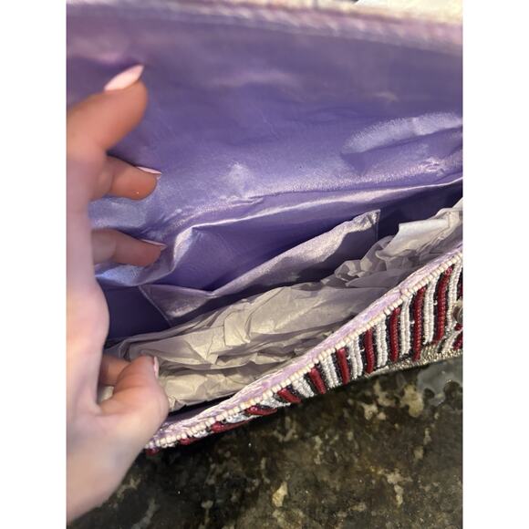 Viral New York City YELLOW TAXI BEADED BAG Handcrafted in India - Picture 8 of 10